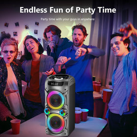 TYOTY A93 Bluetooth 5.0 connects up to 100 ft for flexibility.