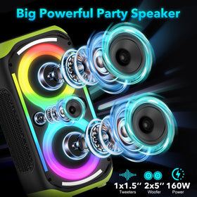TYOTY A98 LED lights sync with music rhythm for mood