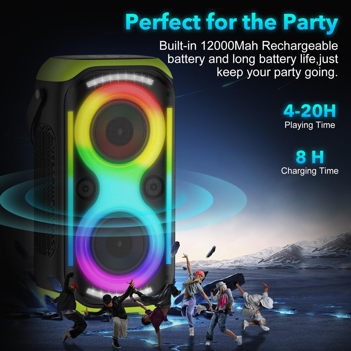 TYOTY A98 TWS pairing creates 320W stereo ambiance