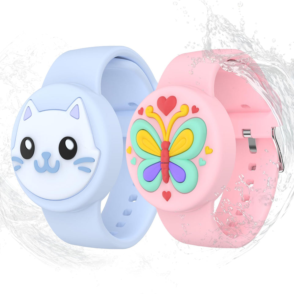 typecase waterproof AirTag bracelet for kids with hidden mode for privacy