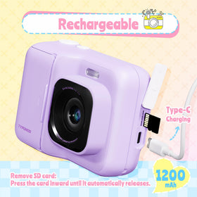 TYPONOS gift-ready packaging for the kid camera and accessories