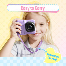 TYPONOS kid camera travel-ready and compact for on-the-go moments