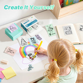 TYPONOS PM290 Labelnize app interface with templates and fonts