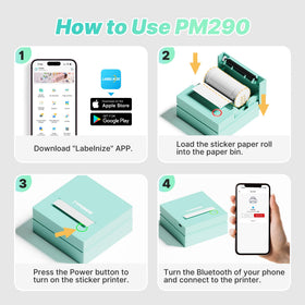 TYPONOS PM290 compact design fits on desks and travel bags