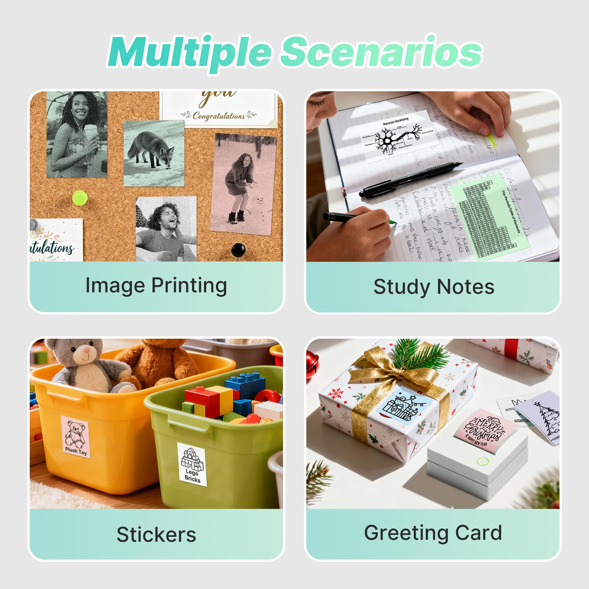 Typonos PM290 gift-packaging suitable for DIY gifts and school supplies.