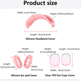TYSORETY AirPods Max complete set enables easy installation and full coverage.