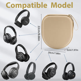 TYSORETY case interior features soft lining to guard headphones against scratches.