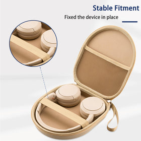 TYSORETY beige case includes a convenient wrist strap for on-the-go carrying.