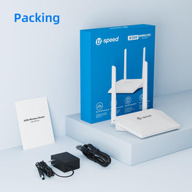 U-SPEED N300 QoS bandwidth control prioritizes essential devices on the network
