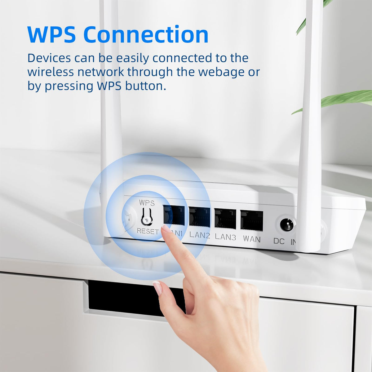 U-SPEED N300 WISP repeater mode enables seamless wireless expansion