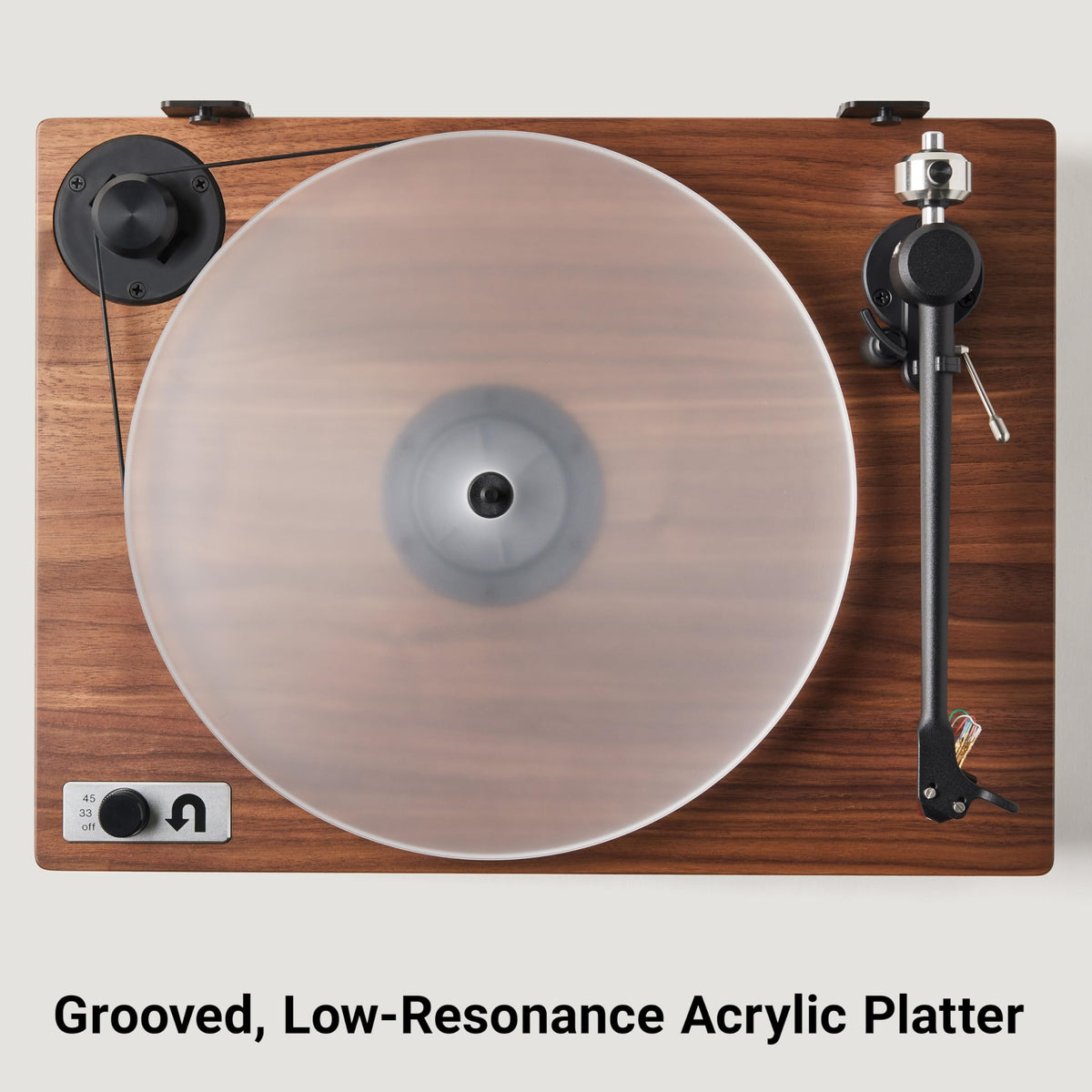 U-Turn Audio Orbit Special Gen 2 spinning platter reduces motor noise