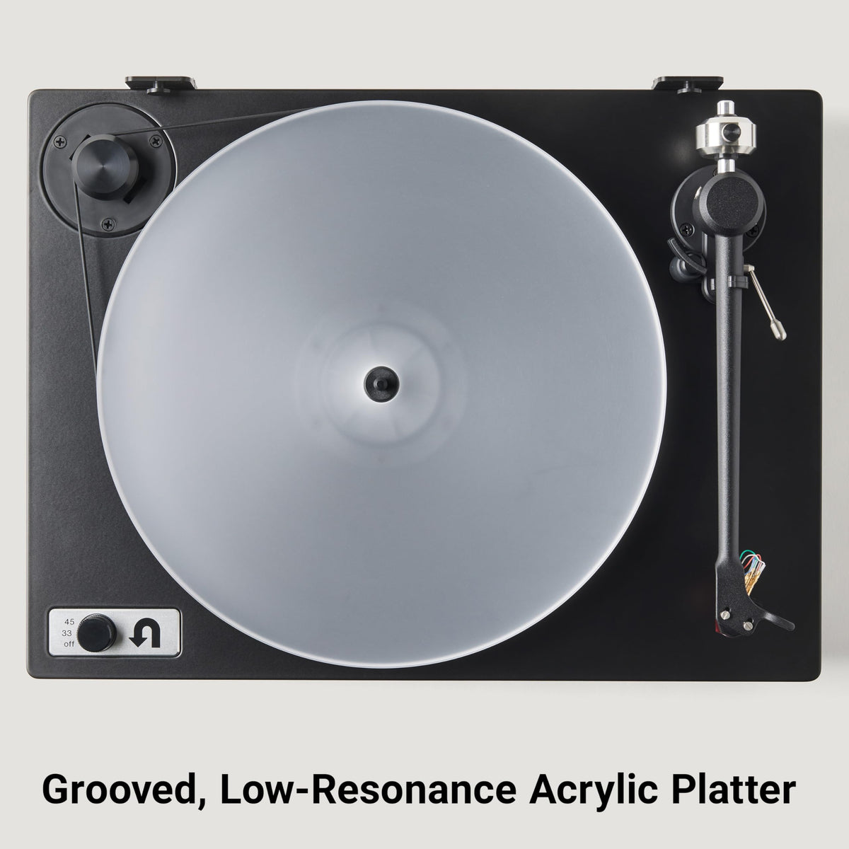 U-Turn Audio Orbit Special Gen 2 silicone belt reduces motor noise for quiet playback