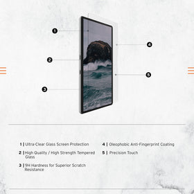 URBAN ARMOR GEAR Surface Pro Shield Plus demonstrating bubble-free installation