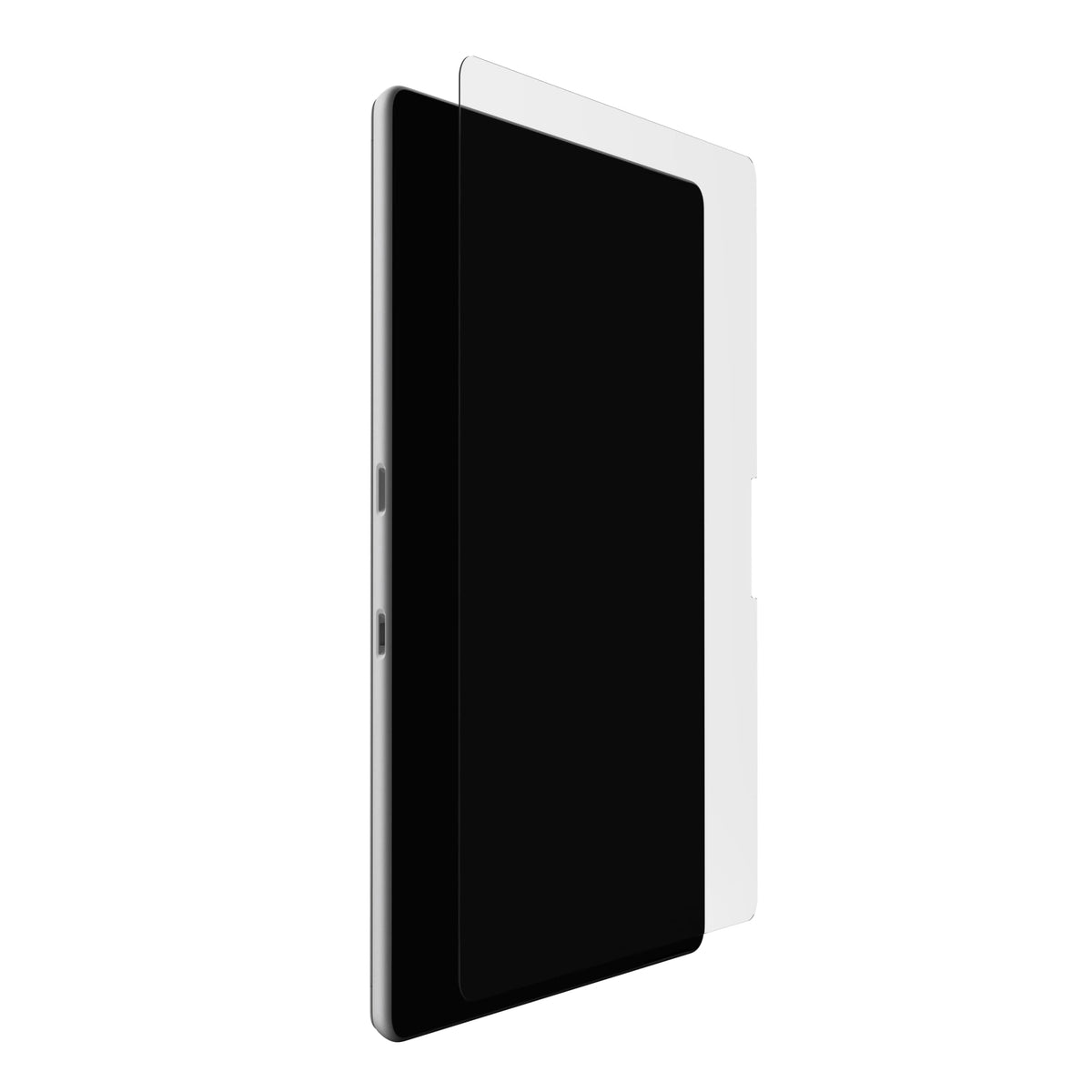 URBAN ARMOR GEAR Glass Shield Plus showing edge-to-edge fit with Surface Pro and case
