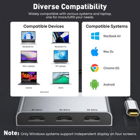 UANTIN next to laptop for scale showing compact footprint and portable workspace advantage