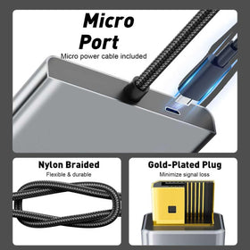 UANTIN packaging with included power cable and accessories for ready plug-and-play installation