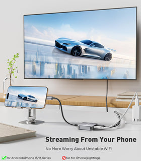 Premium aluminum housing with a durable nylon braided cable