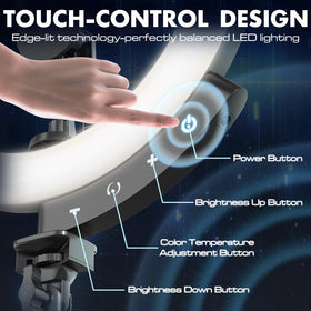 UBeesize touch-control panel for color temperature and precise brightness control