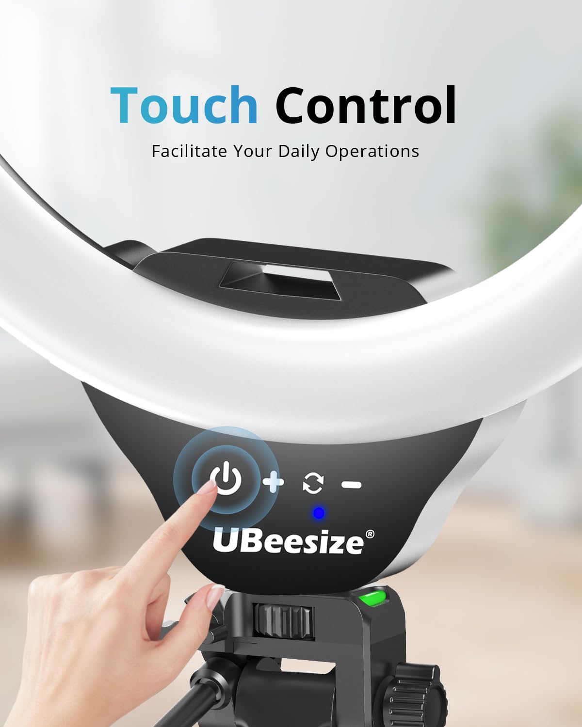 UBeesize close-up of 240 LEDs highlighting smooth, shadow-free light