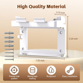Easy installation in minutes with quick, tool-free mounting steps.