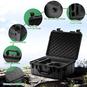 Premium foam interior cushions gear for safe transport
