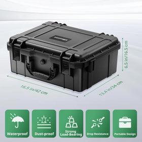Travel setup with UBeesize Starlink Mini Case for RV adventures