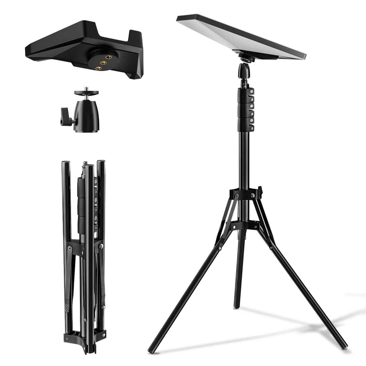 UBeesize front view of tripod mount showing stable support and quick setup benefit