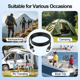 UBeesize cable powering Starlink Mini in an RV showing safe hidden power source