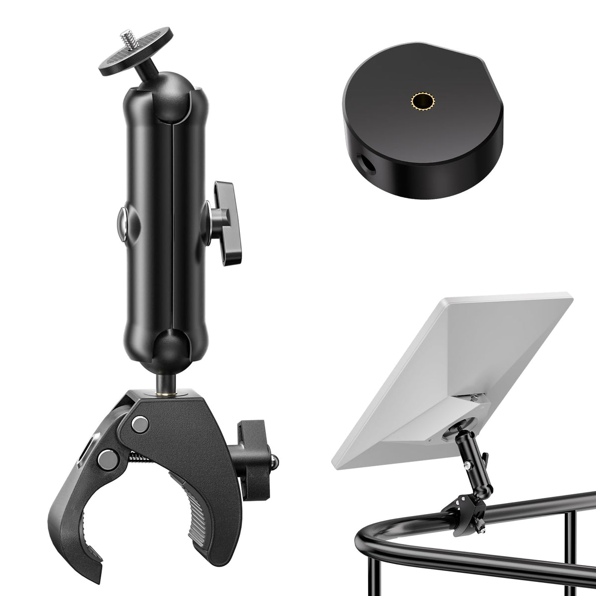 UBeesize Starlink Mini Mount overview with a durable clamp for stable satellite setup.