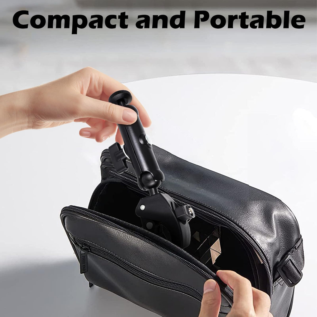 UBeesize Starlink Mini Mount compact design for portable camping setup.