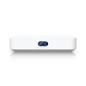 Ubiquiti Cloud Gateway Max 0.96-inch status display for at-a-glance health updates.