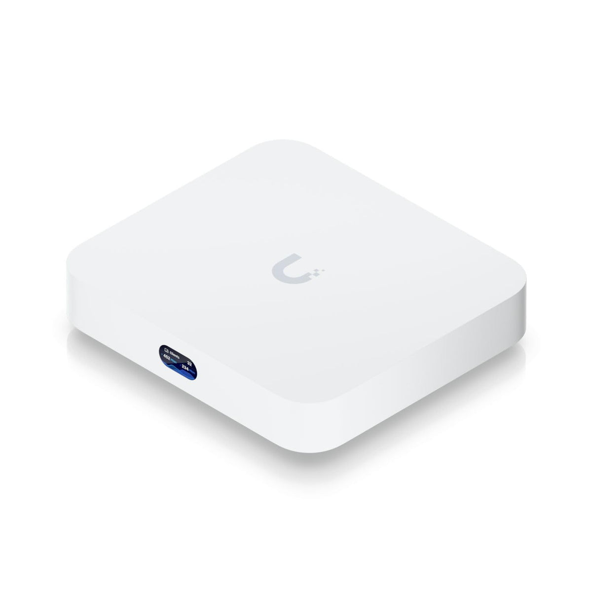 Ubiquiti Cloud Gateway Ultra front view, ideal for centralized network control.