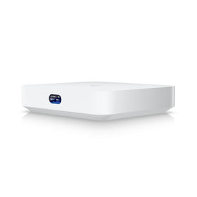 Ubiquiti Cloud Gateway Ultra rear ports, ready for versatile device connections.