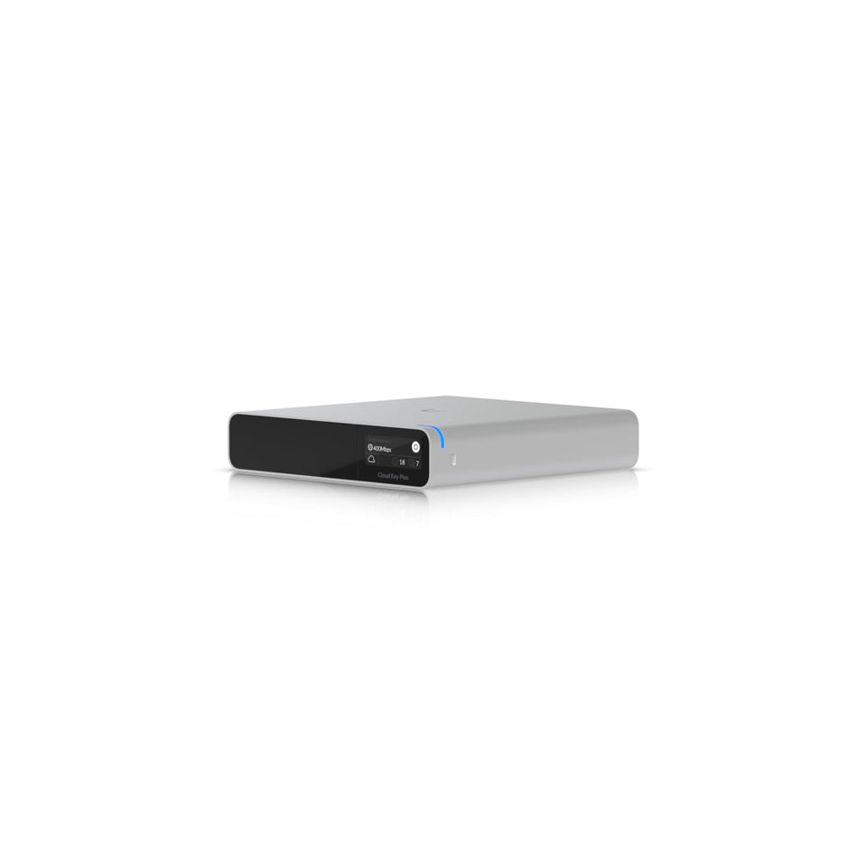 Ubiquiti Cloud Key Gen2-SSD front view for centralized UniFi management.