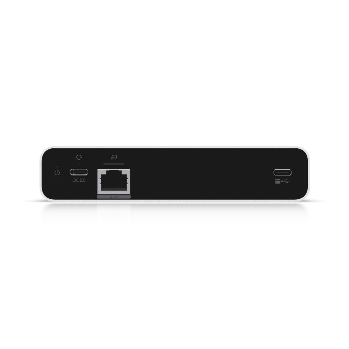 PoE powered Cloud Key Gen2-SSD ready for flexible installation.
