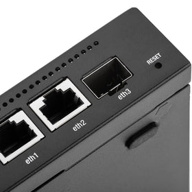 Ubiquiti EdgeRouter 4 compact design ideal for reliable home or small business networks.