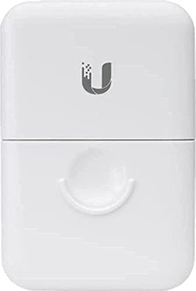 Ubiquiti ETH-SP-G2 front view, compact protection for ethernet devices.
