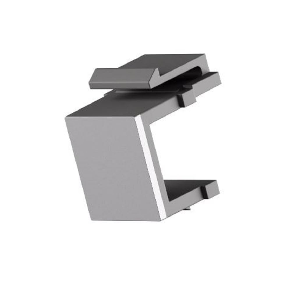 Ubiquiti Keystone Blank Insert front view for a clean, modular wall panel