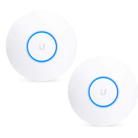 Ubiquiti UniFi AP-AC-PRO US front view in white for discreet mounting
