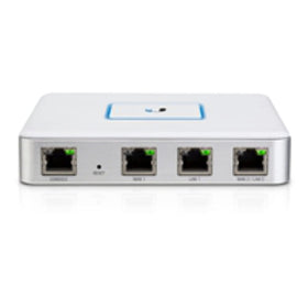 Ubiquiti UniFi USG wall mount option for space-saving deployment