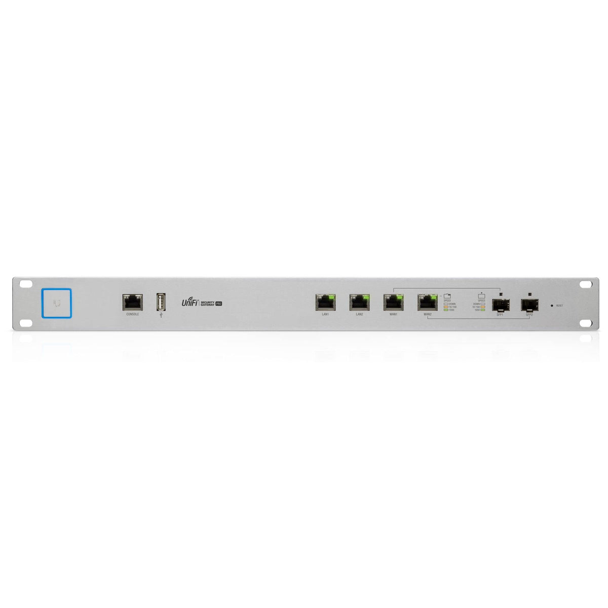 Ubiquiti USG-PRO-4 rack mountable design fits in standard 1U racks
