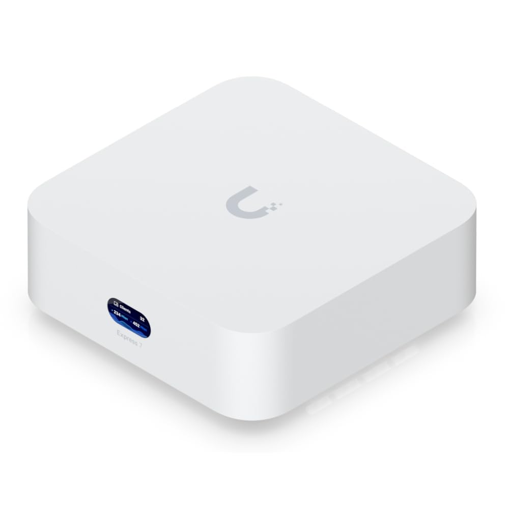 Ubiquiti UniFi UX7 gateway with WiFi 7 and 6GHz support for fast wireless backhaul.