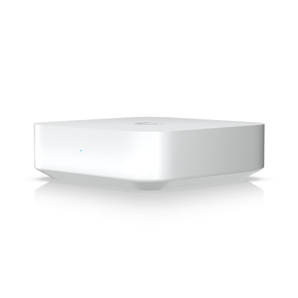 Ubiquiti UXG-Lite front panel, compact gateway ideal for small offices and home labs.