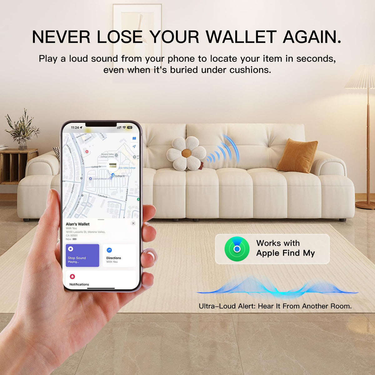 Rechargeable UBOMOPI tracker offers months between charges for daily use