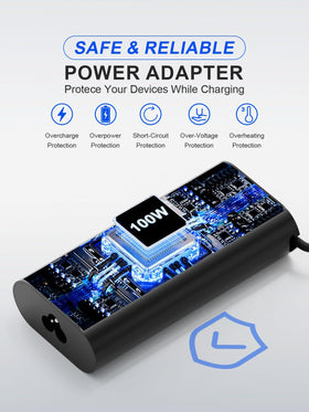 UCANUUP charger with LED ring on DC connector indicating power status.