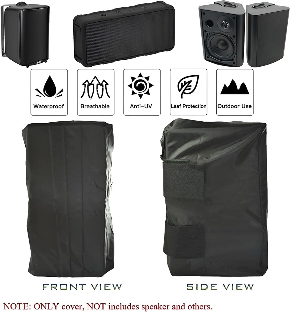 UCare outdoor speaker cover with water-resistant fabric shields equipment during rain