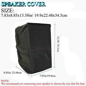 UCare speaker cover fitted with drawstring for snug stability in wind