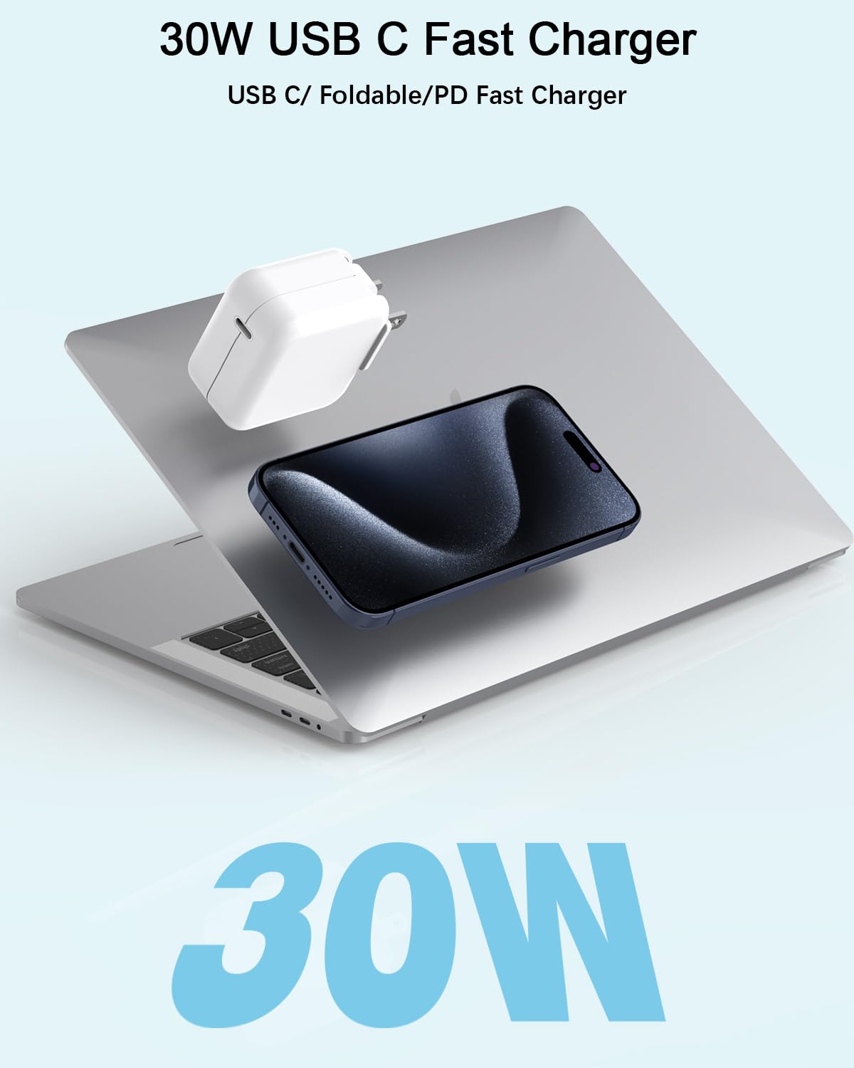UCCRIE macbook-air-charger compact unit ideal for travel and desk use