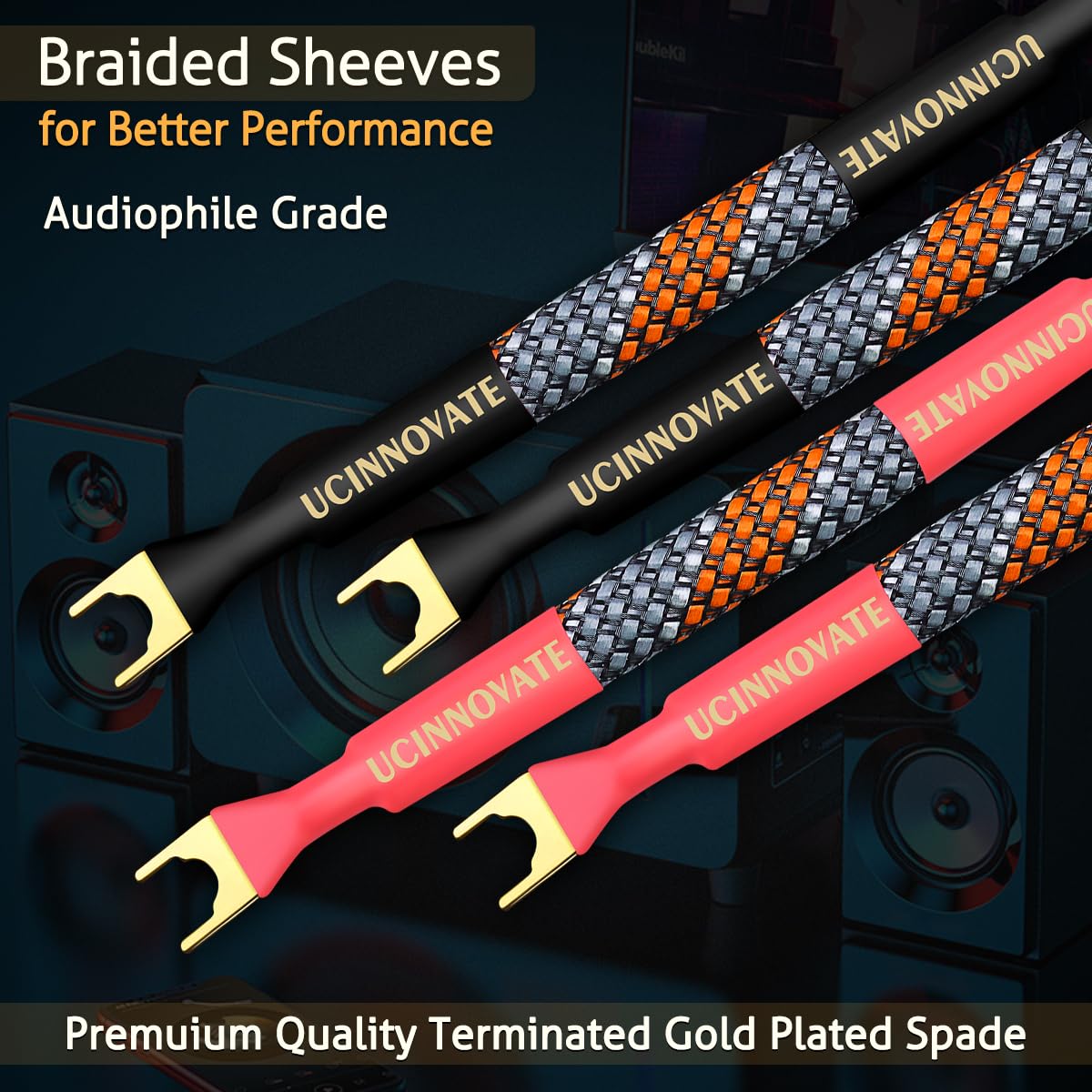 UCINNOVATE biwire terminal bridge for smoother, more precise speaker integration