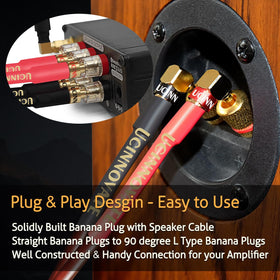 UCINNOVATE packaged two-pair speaker cable kit for quick home theater setup